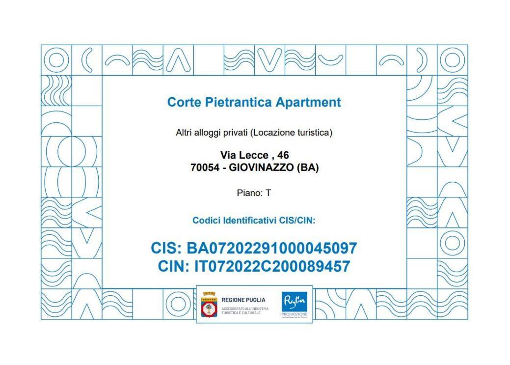 Corte Pietrantica - Charming Rooms & Suites Giovinazzo Rum bild